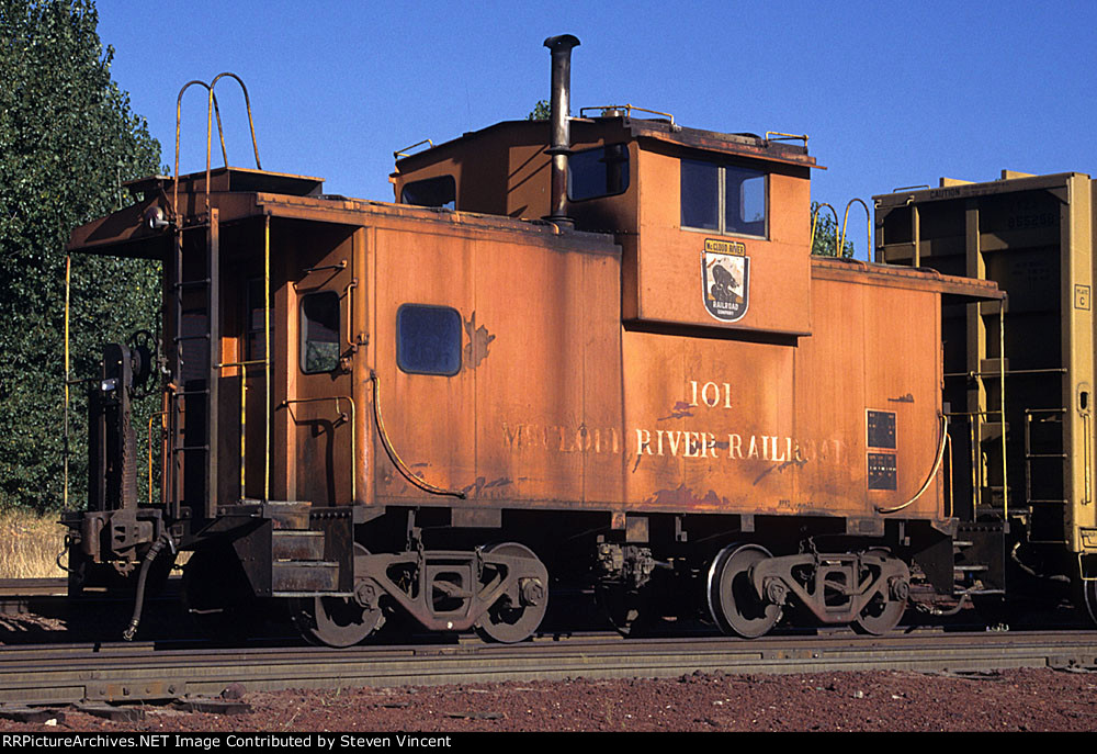 McCloud River Railway caboose #101